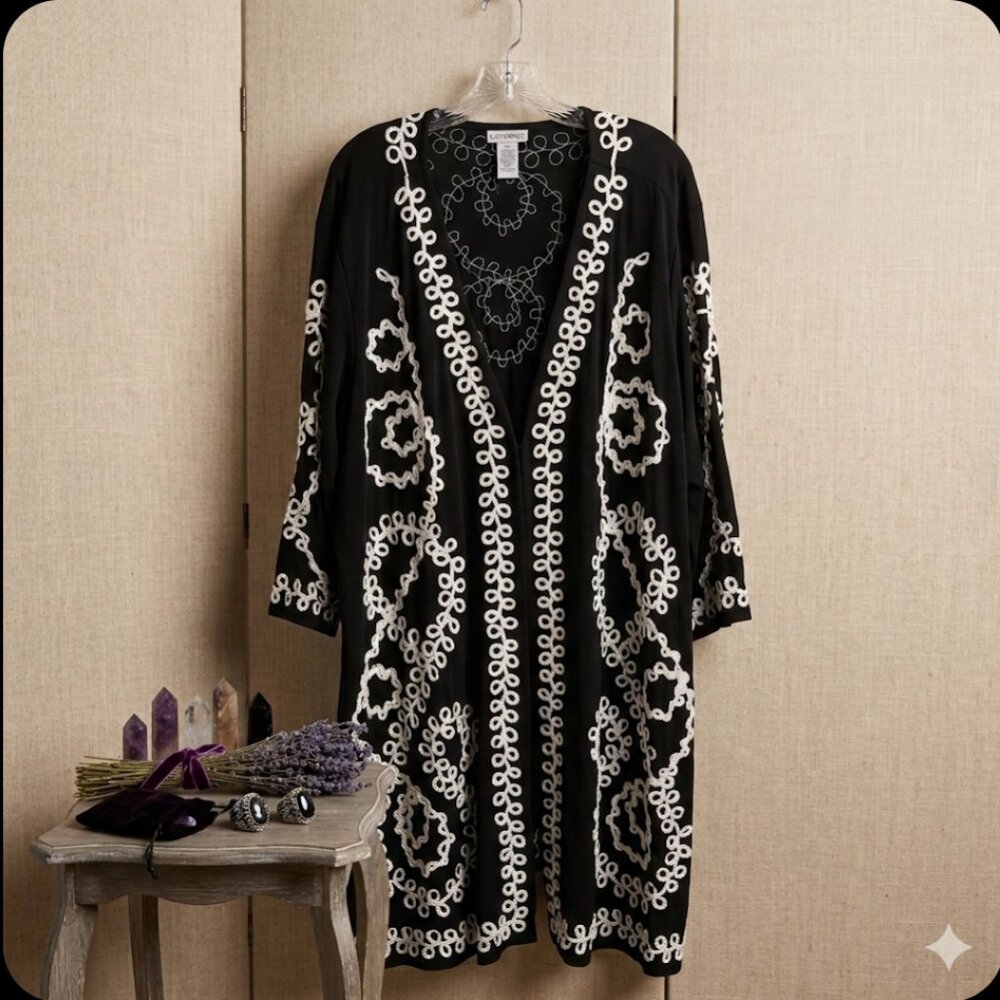 Catherine's‎ Heavy Soutache Embroidered Duster